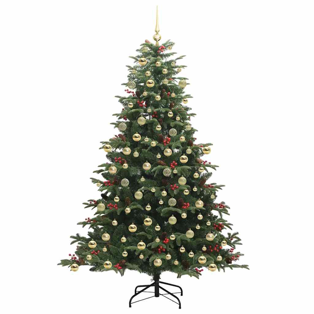 Albero di Natale artificiale con 300 LED Verde 210 cm