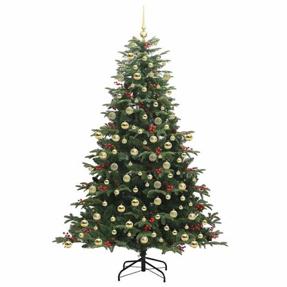Albero di Natale artificiale con 300 LED Verde 210 cm