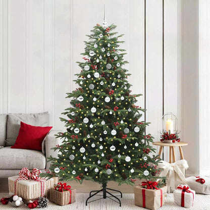 Albero di Natale artificiale con 300 LED Verde 210 cm