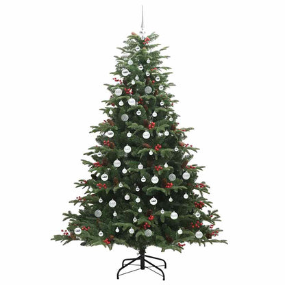 Albero di Natale artificiale con 300 LED Verde 210 cm