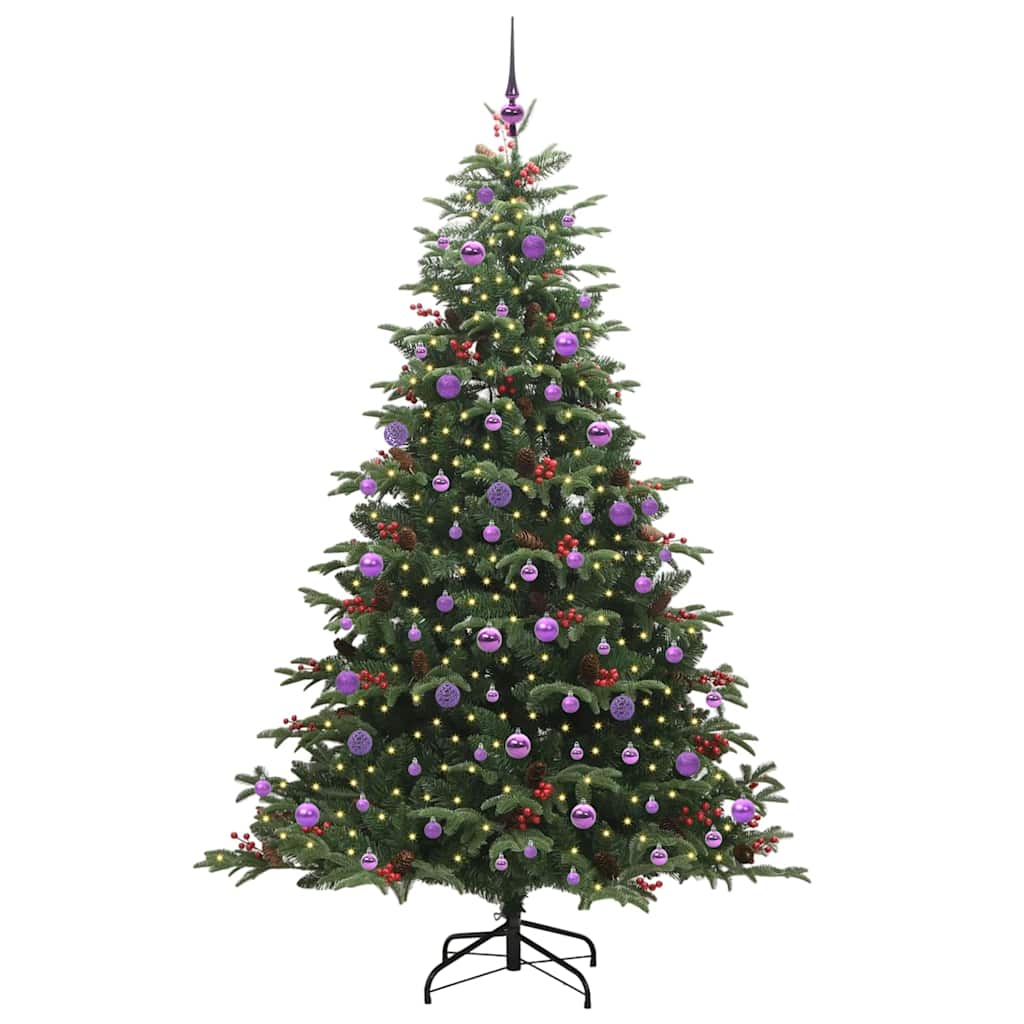 Albero di Natale artificiale con 300 LED Verde 210 cm