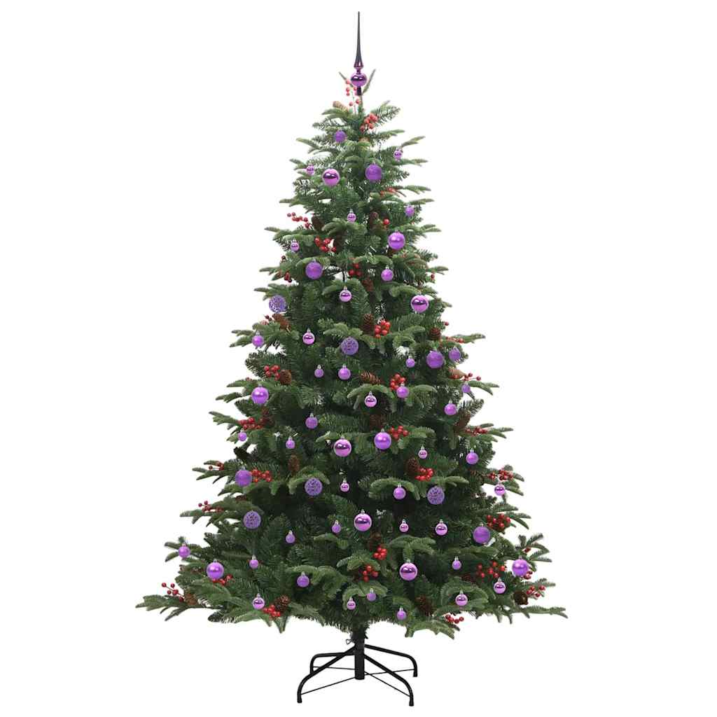 Albero di Natale artificiale con 300 LED Verde 210 cm