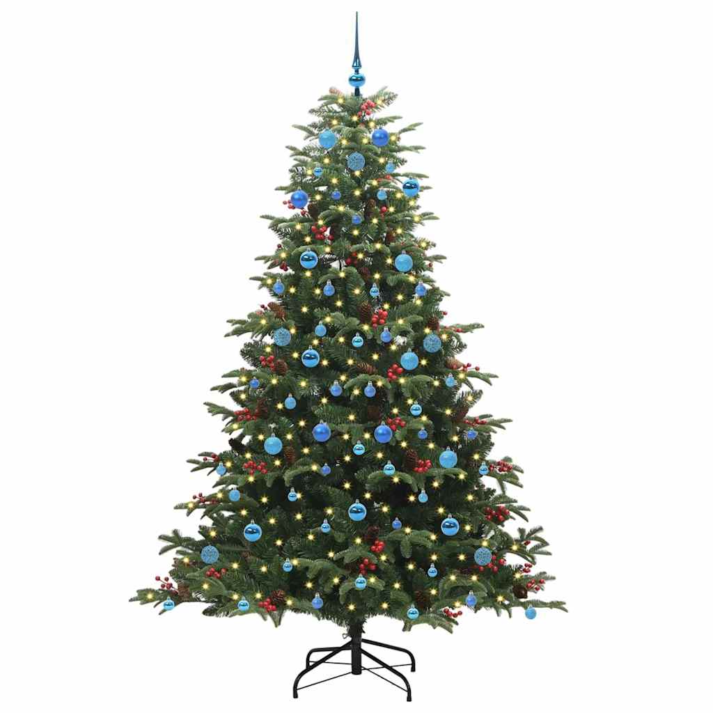 Albero di Natale artificiale con 300 LED Verde 210 cm