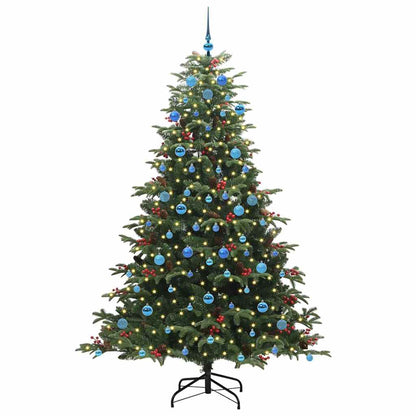 Albero di Natale artificiale con 300 LED Verde 210 cm