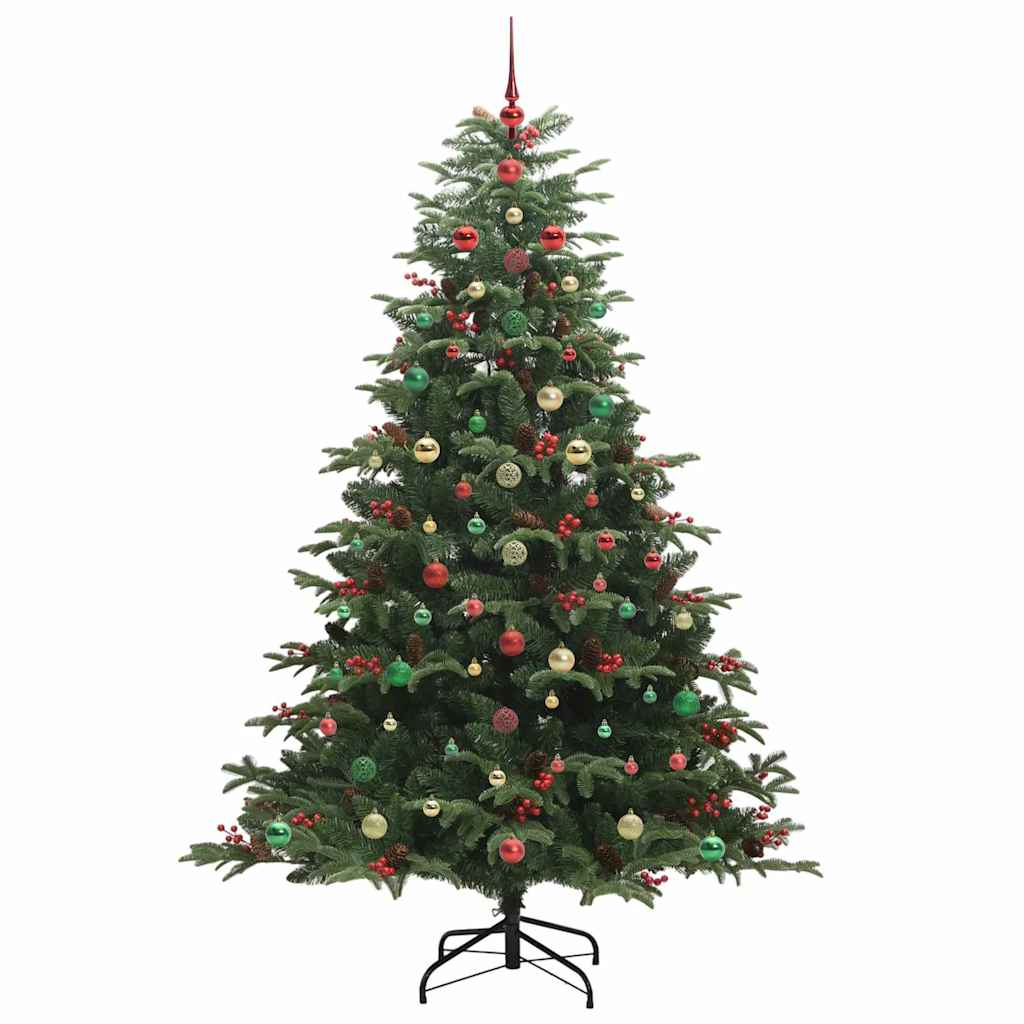 Albero di Natale artificiale con 300 LED Verde 210 cm
