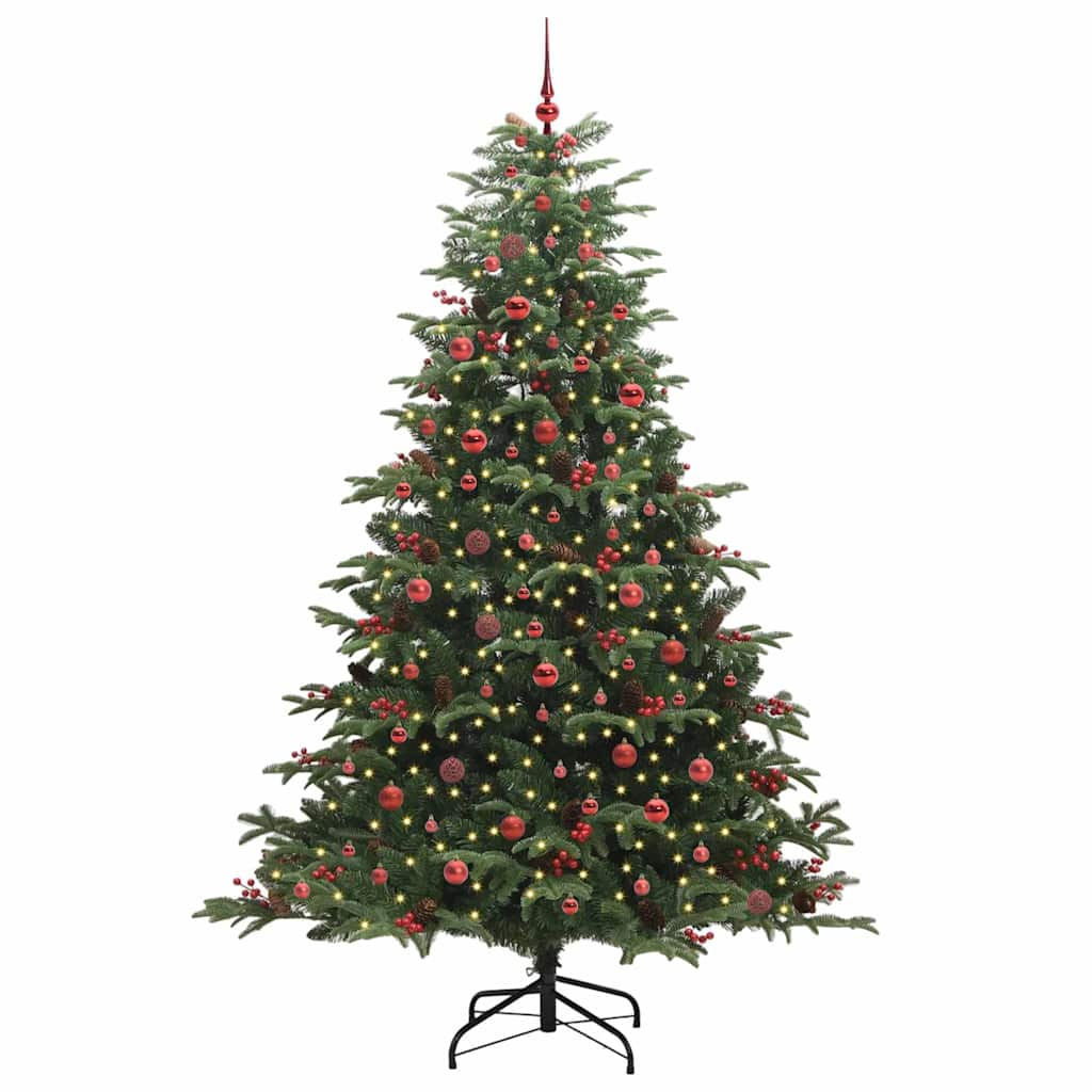 Albero di Natale artificiale con 300 LED Verde 240 cm