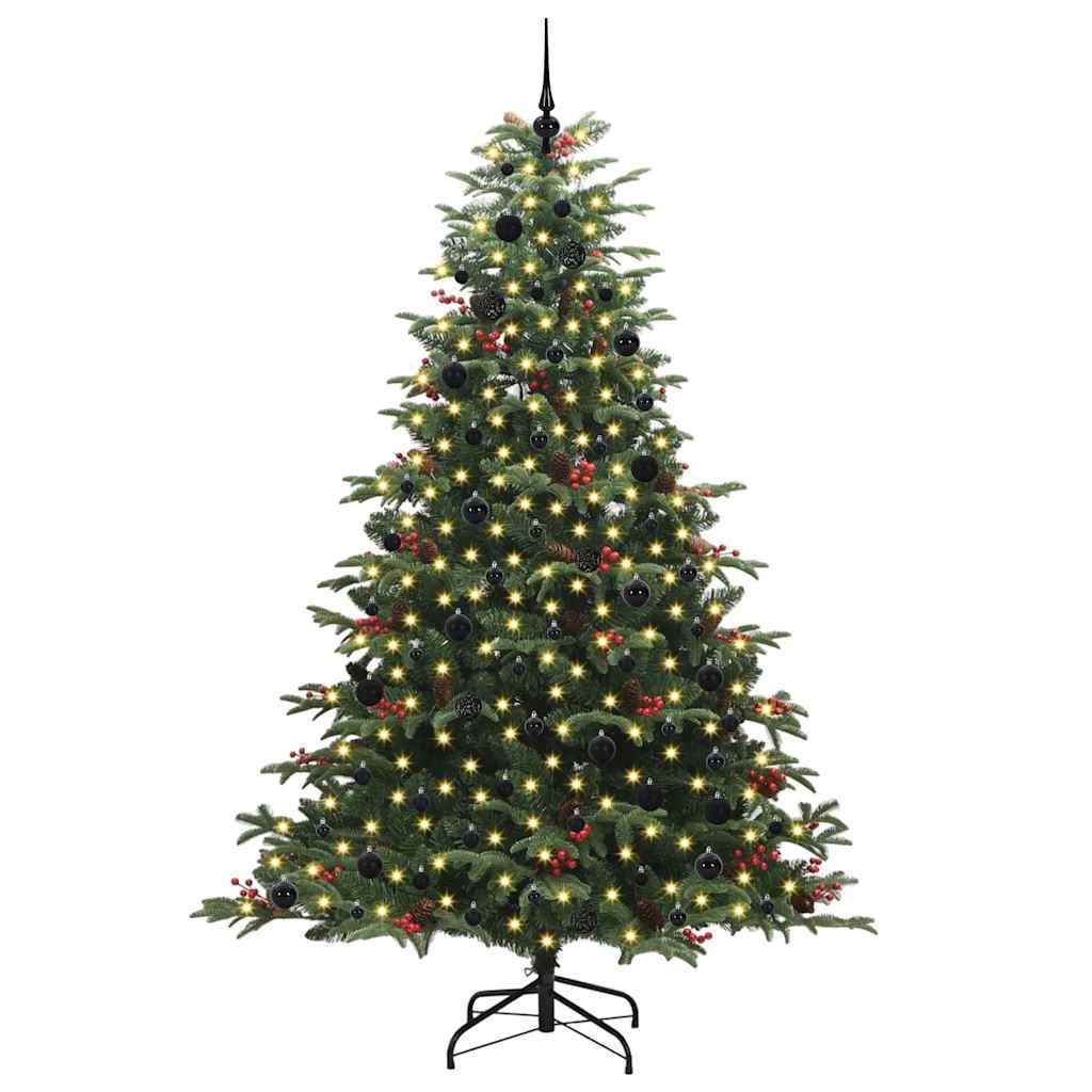 Albero di Natale artificiale con 300 LED Verde 240 cm
