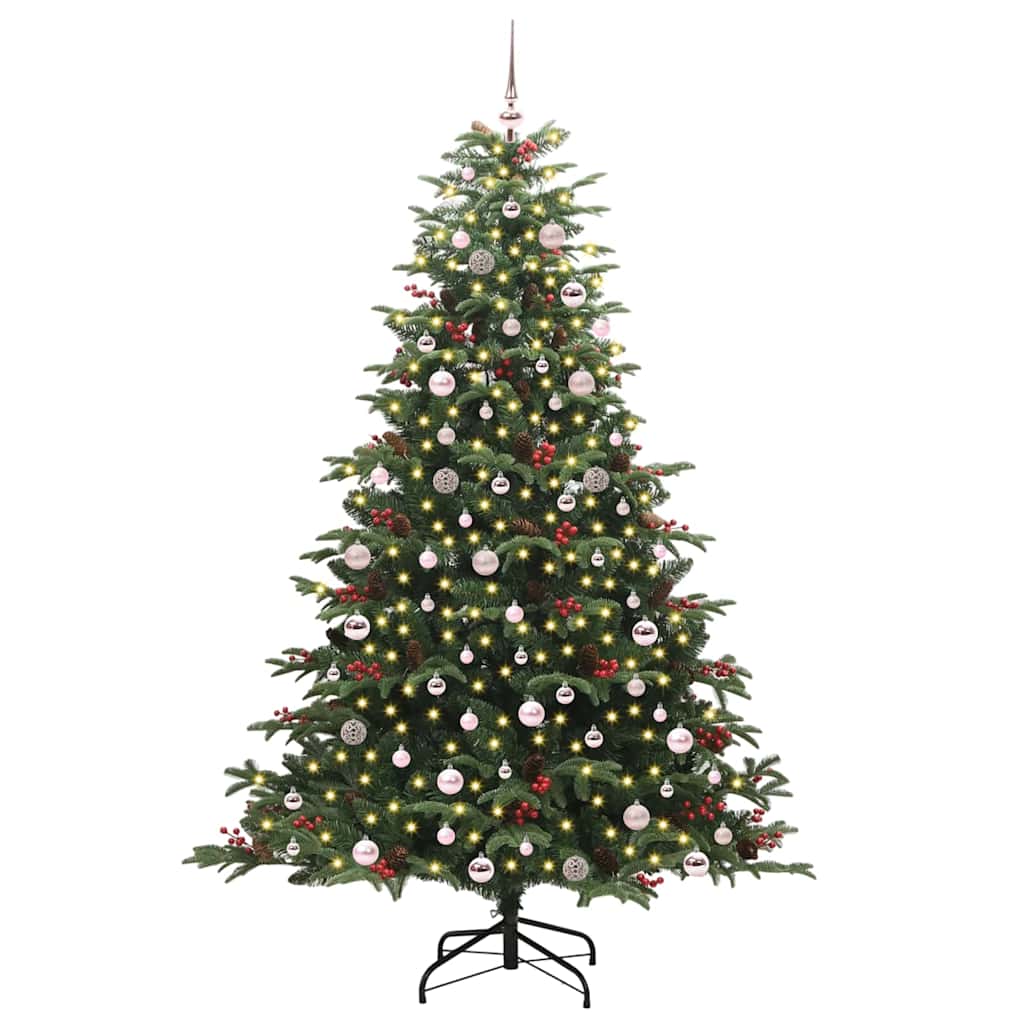 Albero di Natale artificiale con 300 LED Verde 240 cm