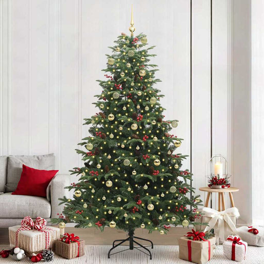 Albero di Natale artificiale con 300 LED Verde 240 cm