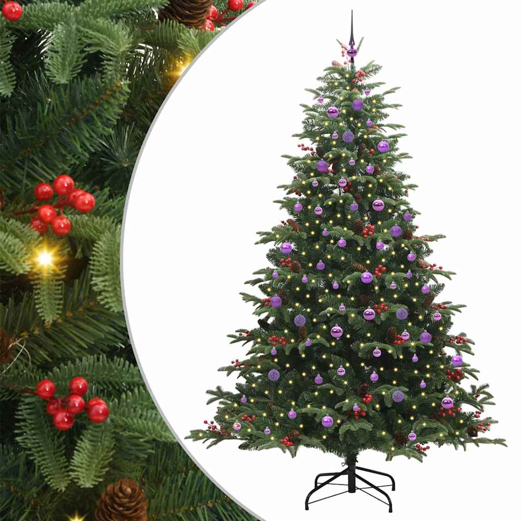 Albero di Natale artificiale con 300 LED Verde 240 cm