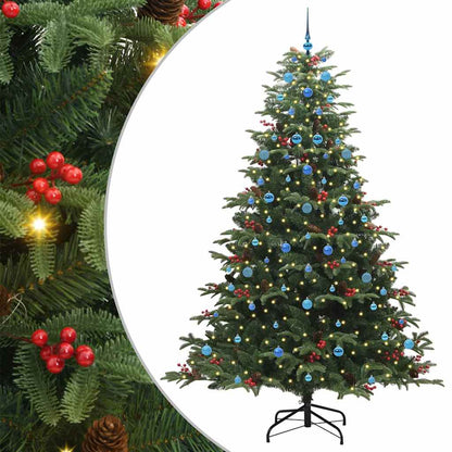 Albero di Natale artificiale con 300 LED Verde 240 cm