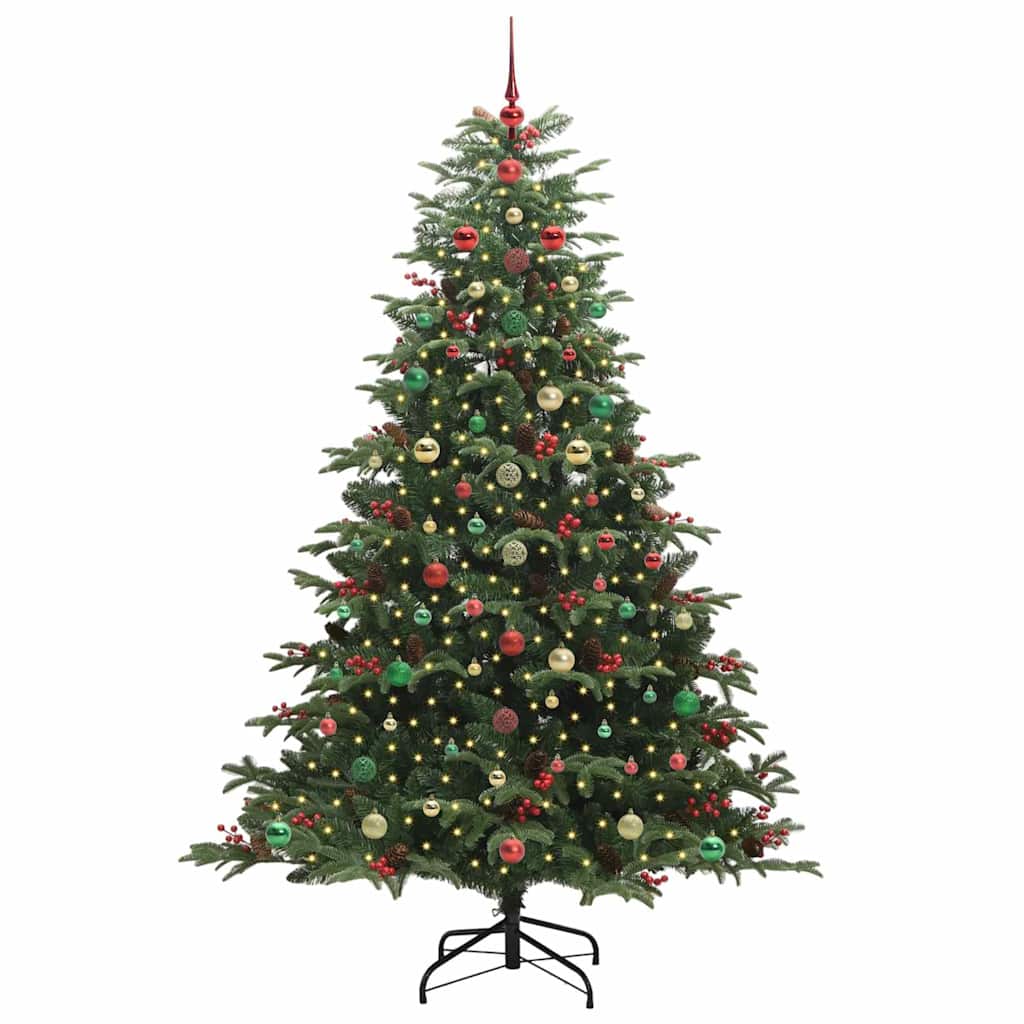 Albero di Natale artificiale con 300 LED Verde 240 cm