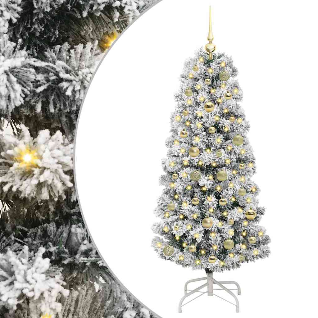 Albero di Natale Artificiale con Rami Pieghevoli 150 cm