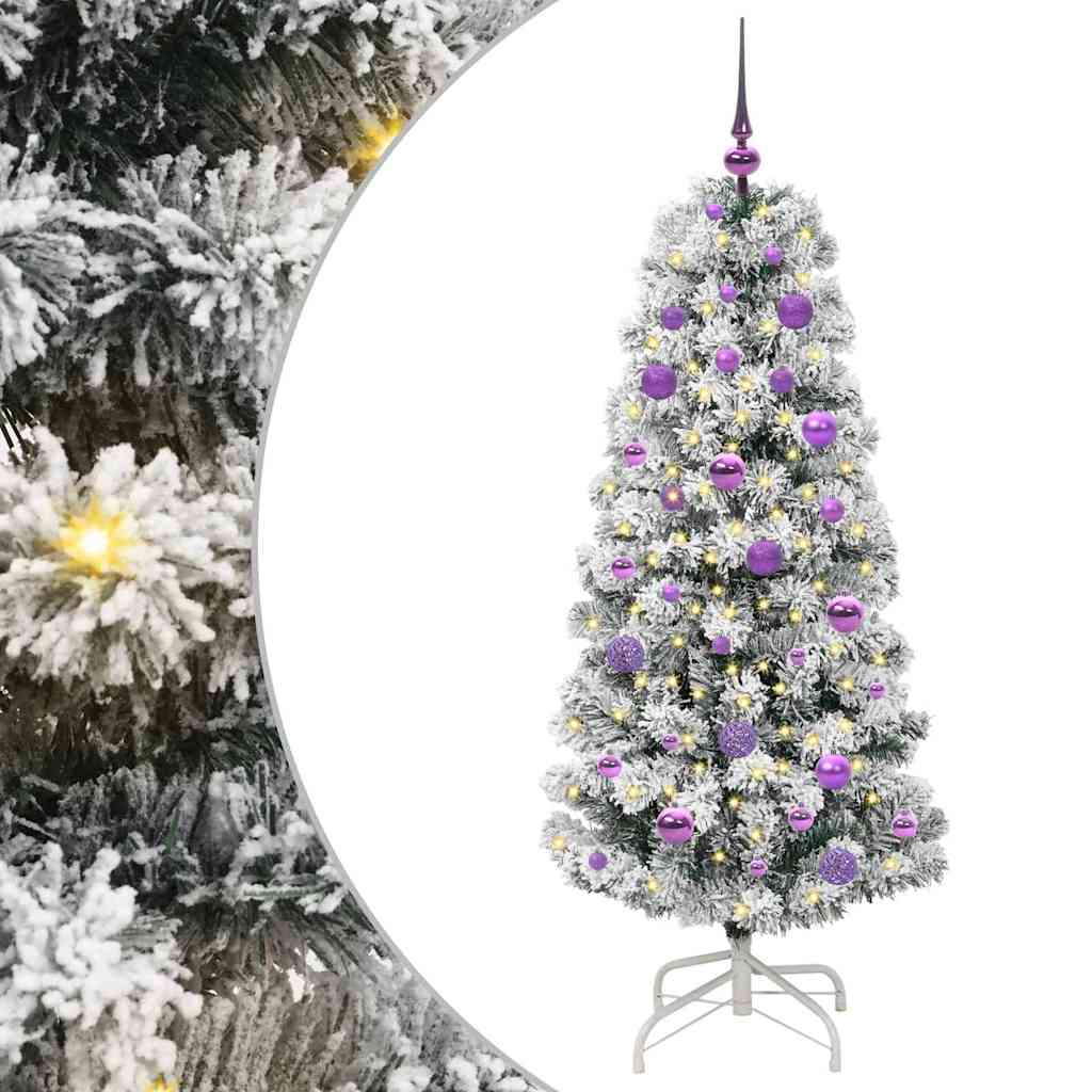 Albero di Natale Artificiale con Rami Pieghevoli 150 cm