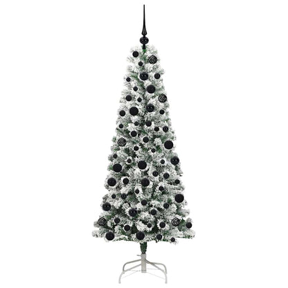 Albero di Natale Artificiale con Rami Pieghevoli 180 cm