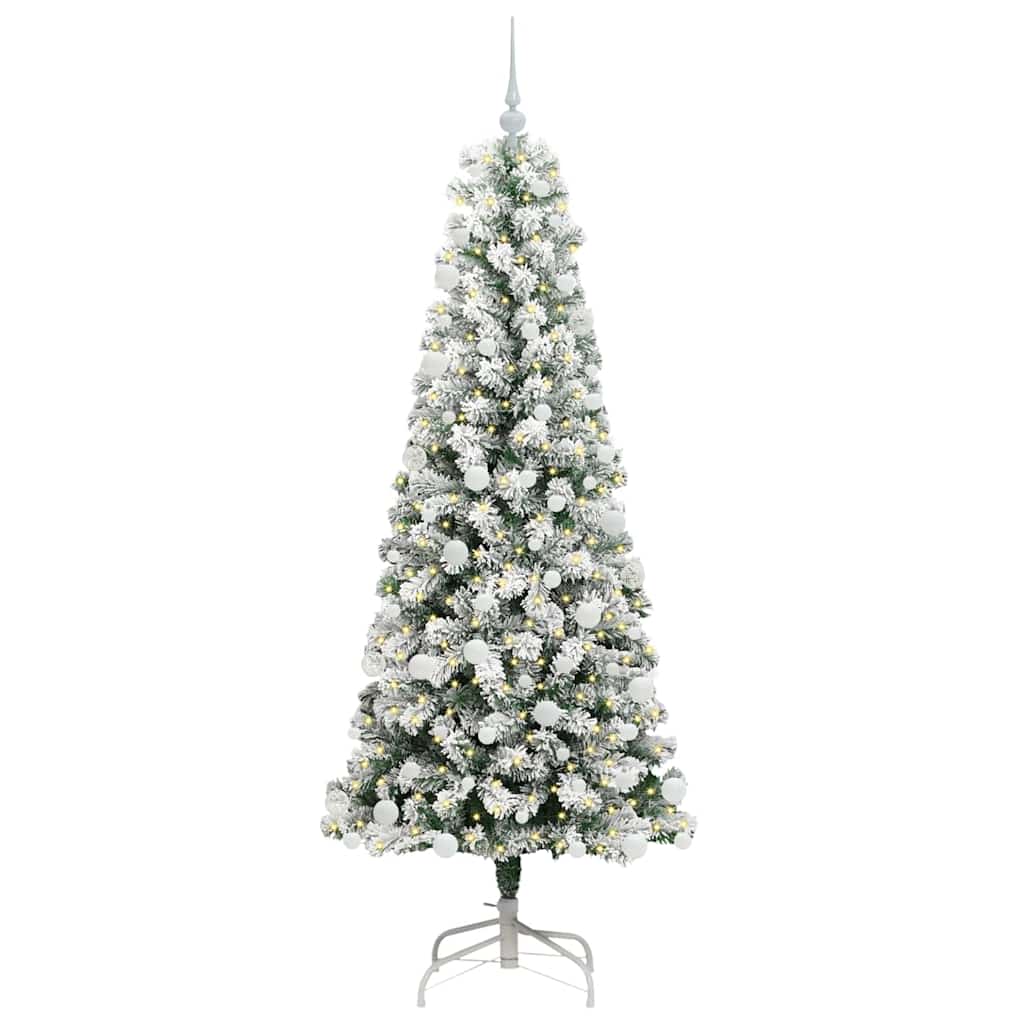 Albero di Natale Artificiale con Rami Pieghevoli 180 cm