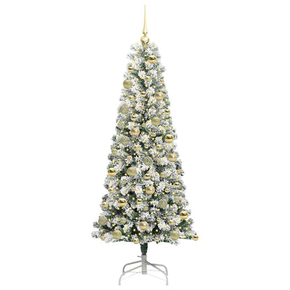 Albero di Natale Artificiale con Rami Pieghevoli 180 cm