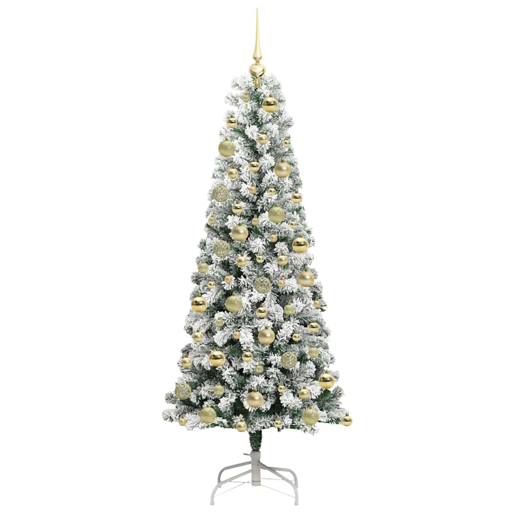 Albero di Natale Artificiale con Rami Pieghevoli 180 cm