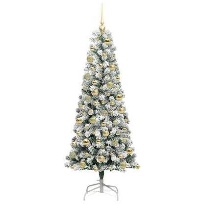 Albero di Natale Artificiale con Rami Pieghevoli 180 cm