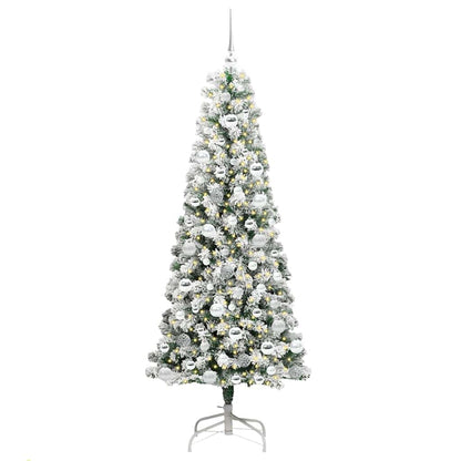 Albero di Natale Artificiale con Rami Pieghevoli 180 cm