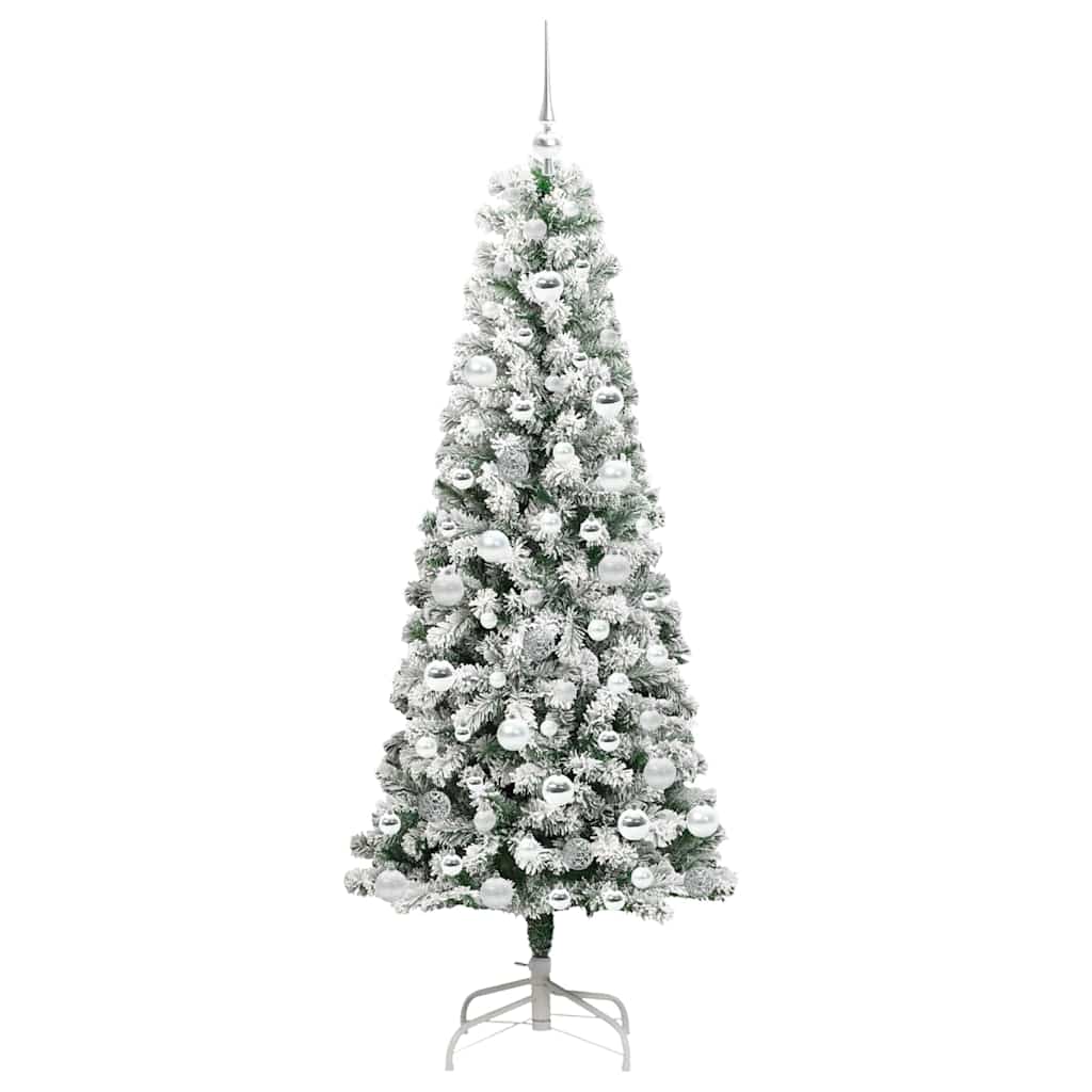 Albero di Natale Artificiale con Rami Pieghevoli 180 cm