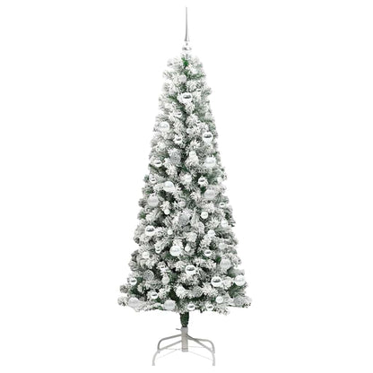Albero di Natale Artificiale con Rami Pieghevoli 180 cm