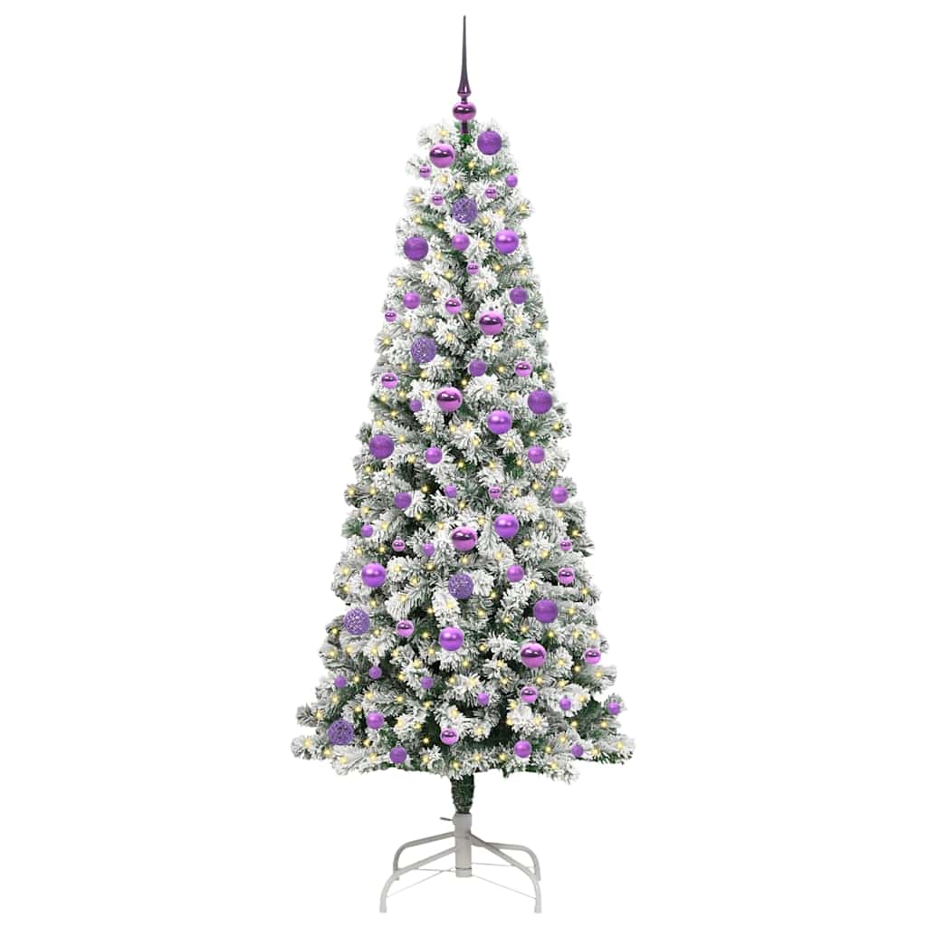 Albero di Natale Artificiale con Rami Pieghevoli 180 cm