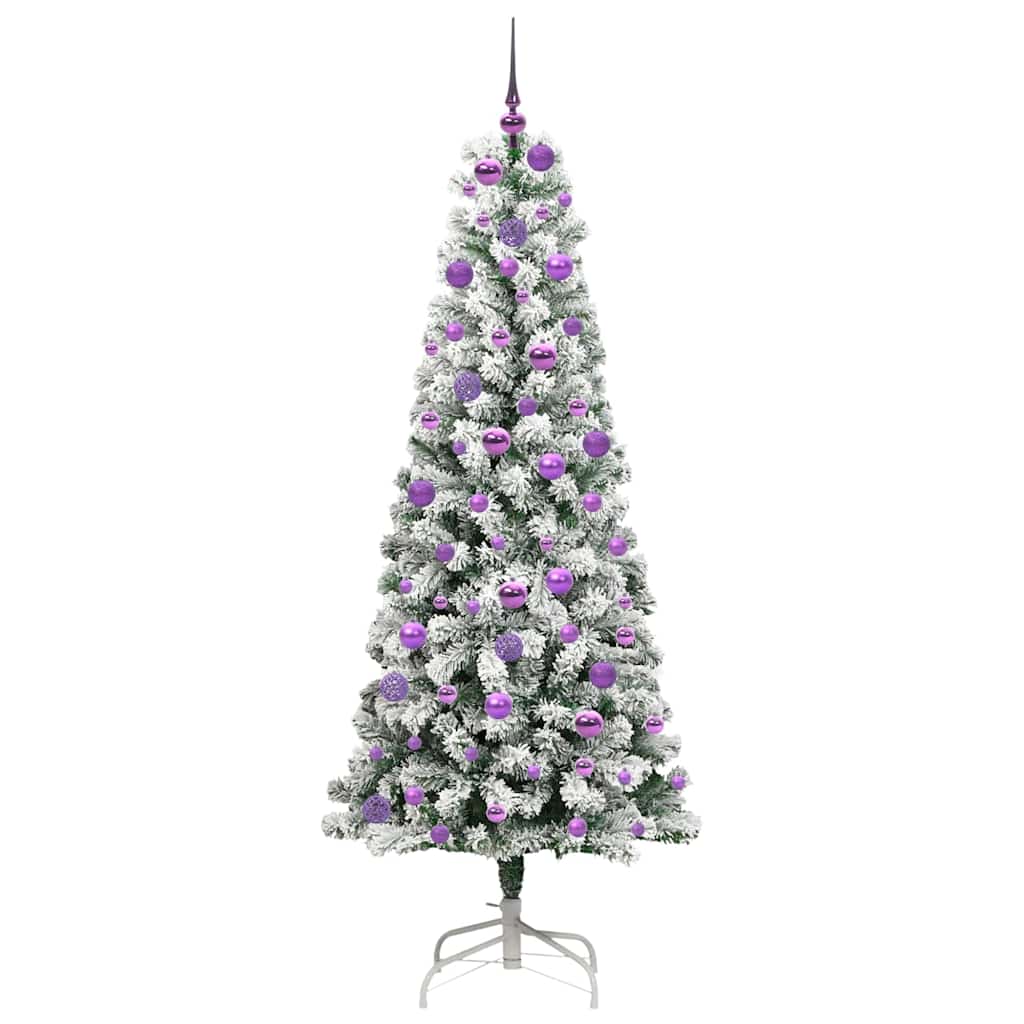 Albero di Natale Artificiale con Rami Pieghevoli 180 cm