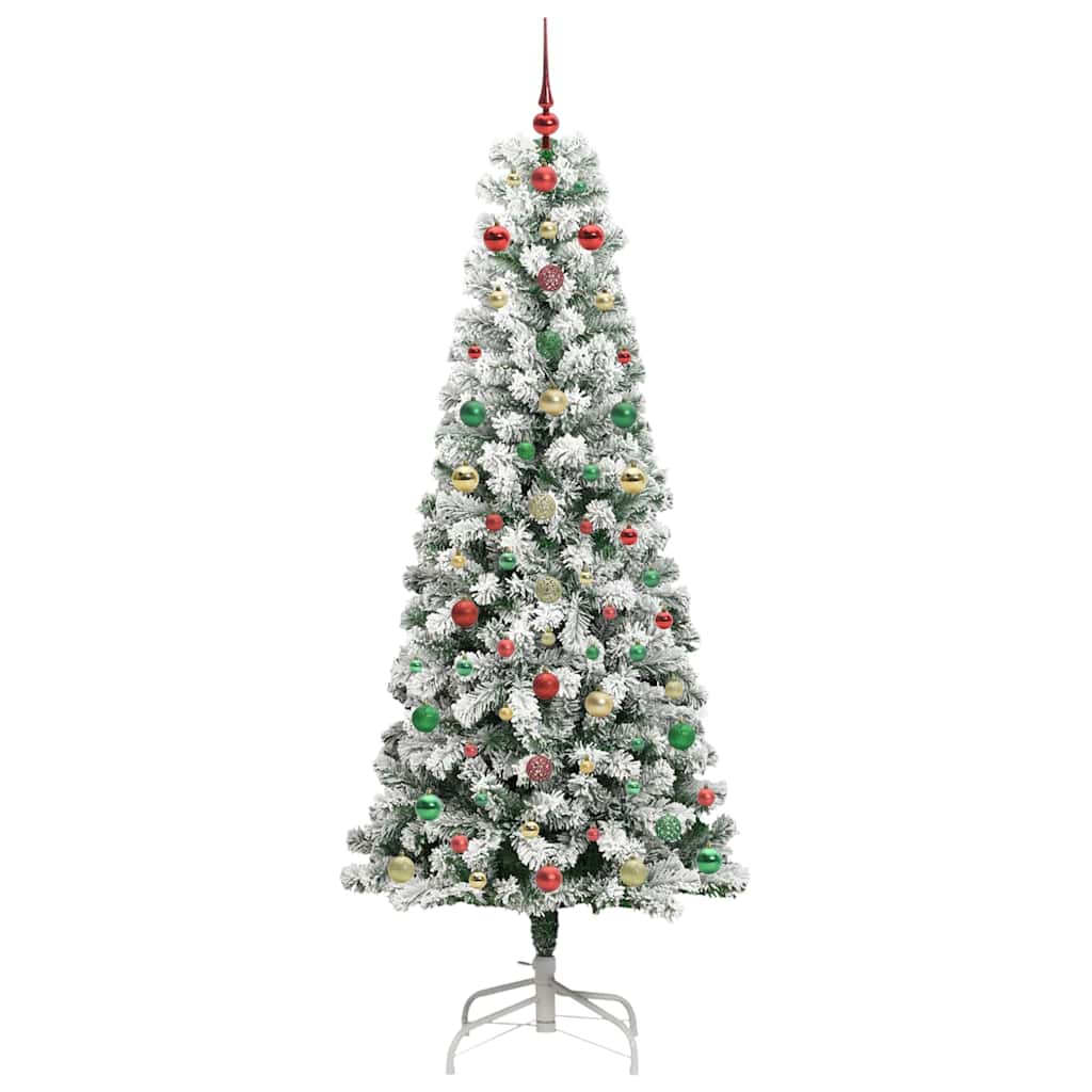 Albero di Natale Artificiale con Rami Pieghevoli 180 cm
