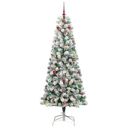 Albero di Natale Artificiale con Rami Pieghevoli 180 cm