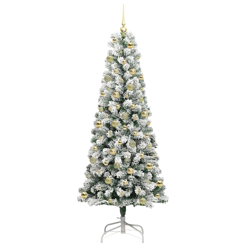 Albero di Natale Artificiale con Rami Pieghevoli 210 cm