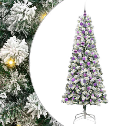 Albero di Natale Artificiale con Rami Pieghevoli 210 cm