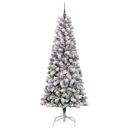 Albero di Natale Artificiale con Rami Pieghevoli 210 cm