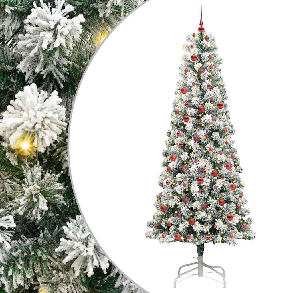 Albero di Natale Artificiale con Rami Pieghevoli 240 cm