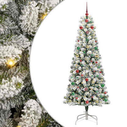 Albero di Natale Artificiale con Rami Pieghevoli 240 cm