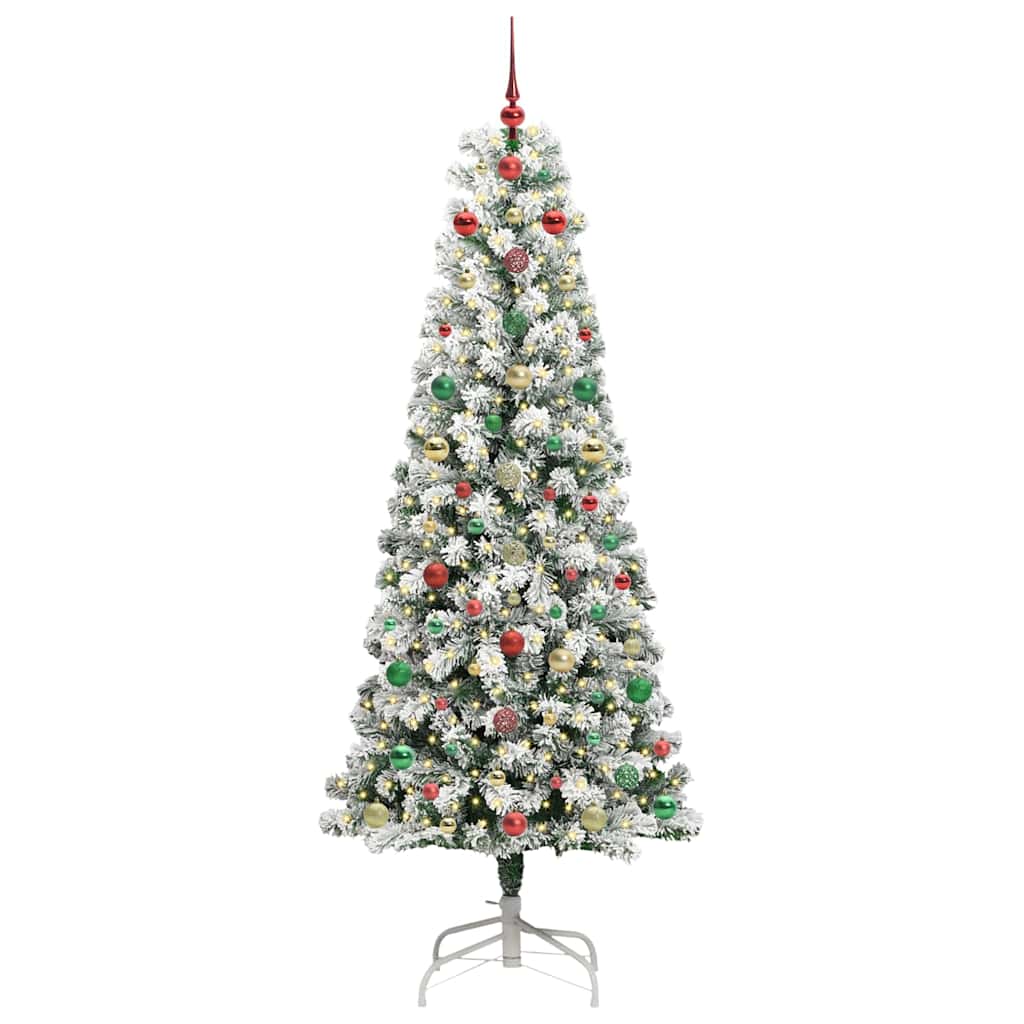 Albero di Natale Artificiale con Rami Pieghevoli 240 cm