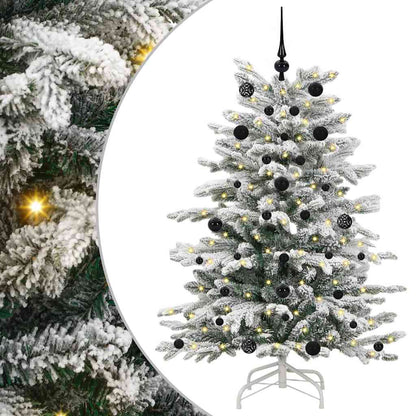 Albero di Natale Artificiale con Rami Pieghevoli Bianco 150 cm