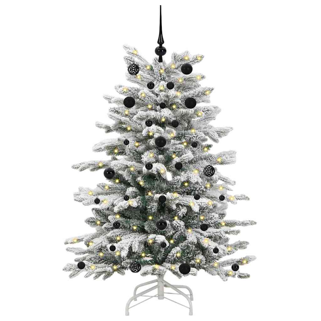 Albero di Natale Artificiale con Rami Pieghevoli Bianco 150 cm