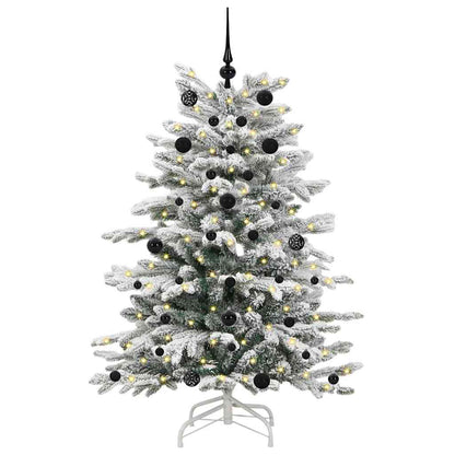 Albero di Natale Artificiale con Rami Pieghevoli Bianco 150 cm