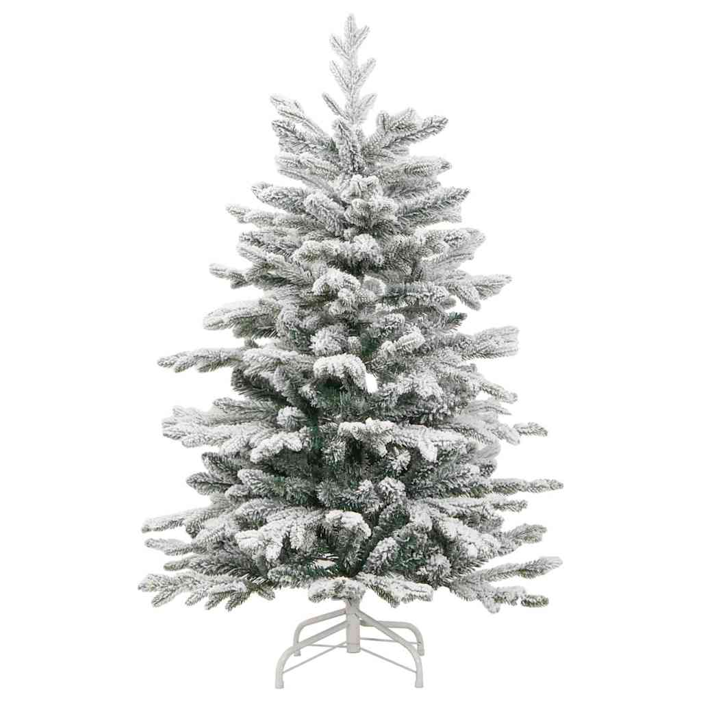 Albero di Natale Artificiale con Rami Pieghevoli Bianco 150 cm