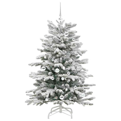 Albero di Natale Artificiale con Rami Pieghevoli Bianco 150 cm