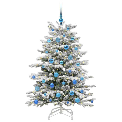Albero di Natale Artificiale con Rami Pieghevoli Bianco 150 cm