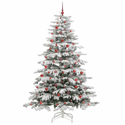 Albero di Natale Artificiale con Rami Pieghevoli Bianco 240 cm