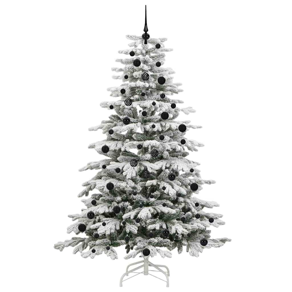 Albero di Natale Artificiale con Rami Pieghevoli Bianco 240 cm