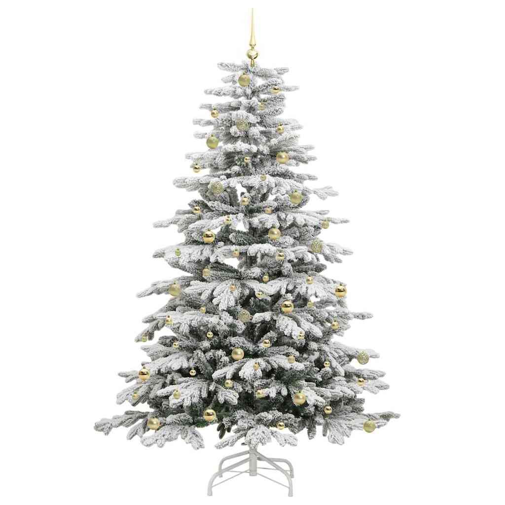 Albero di Natale Artificiale con Rami Pieghevoli Bianco 240 cm