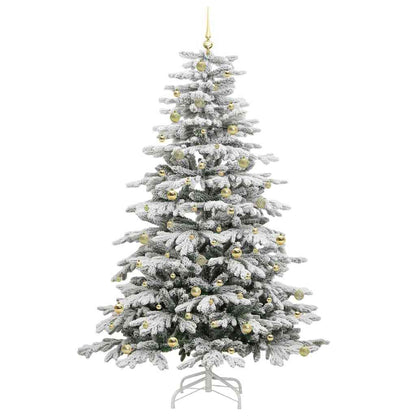 Albero di Natale Artificiale con Rami Pieghevoli Bianco 240 cm