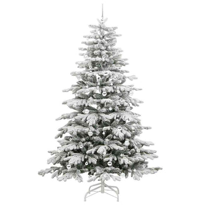 Albero di Natale Artificiale con Rami Pieghevoli Bianco 240 cm