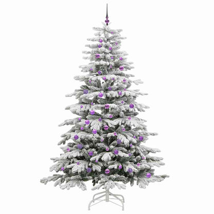 Albero di Natale Artificiale con Rami Pieghevoli Bianco 240 cm