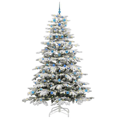 Albero di Natale Artificiale con Rami Pieghevoli Bianco 240 cm
