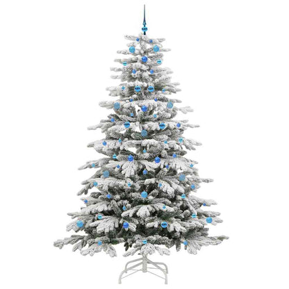Albero di Natale Artificiale con Rami Pieghevoli Bianco 240 cm